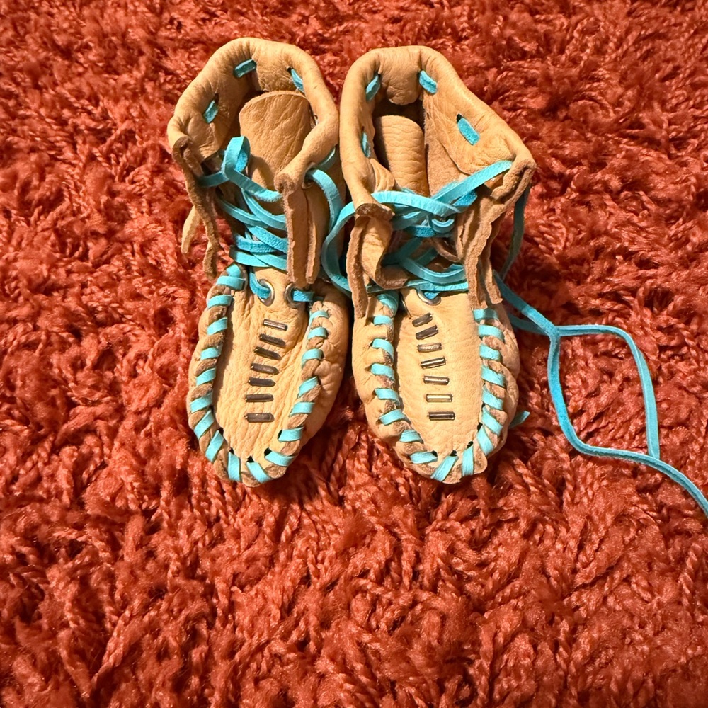 Genuine leather moccasins (baby)